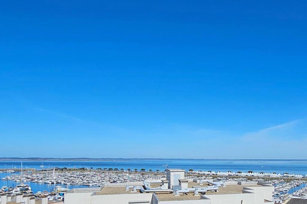 Appartamento Vue Panoramique Sur Bassin,Piscine Et Terrasse Arcachon Esterno foto