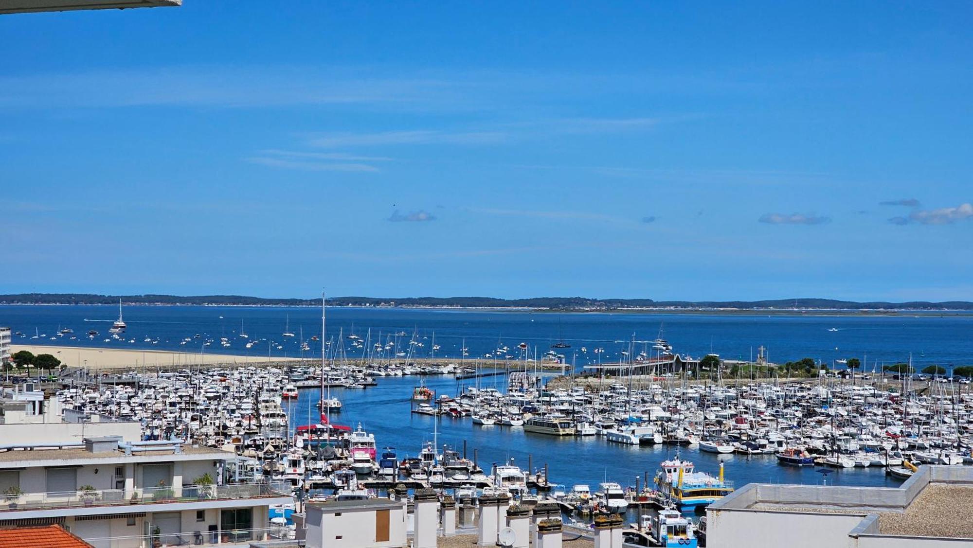 Appartamento Vue Panoramique Sur Bassin,Piscine Et Terrasse Arcachon Esterno foto