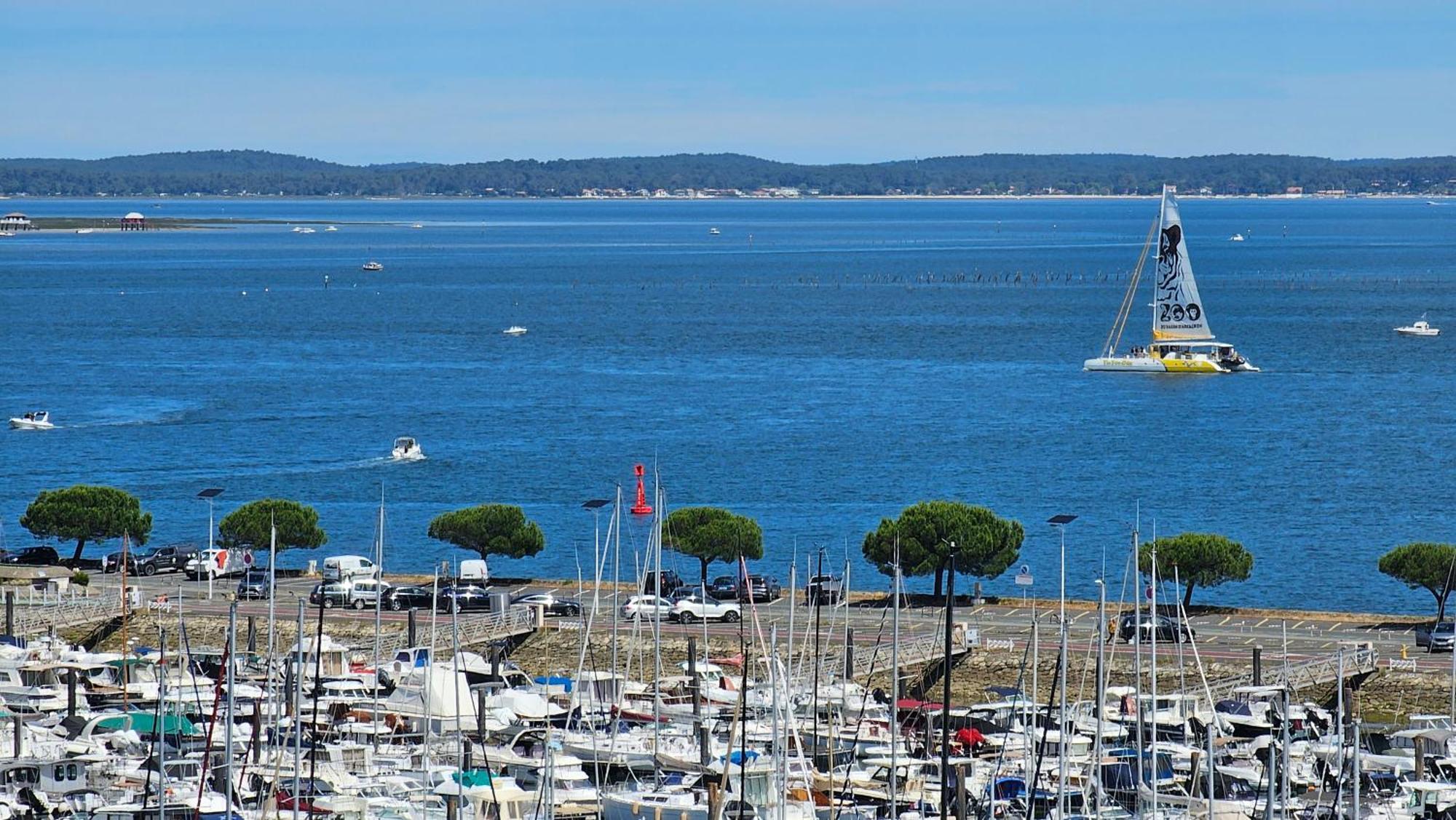 Appartamento Vue Panoramique Sur Bassin,Piscine Et Terrasse Arcachon Esterno foto